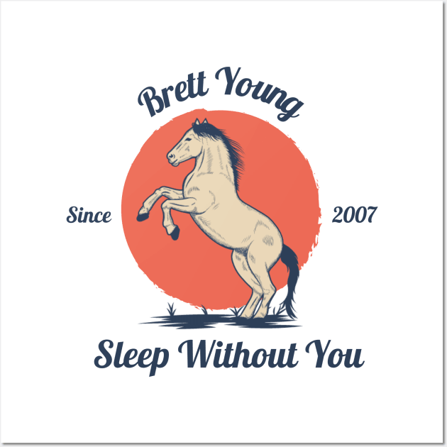 Brett Young // Horse Wall Art by GO WES